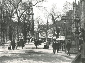 Il Mall, Boston, USA, 1895 da Unbekannt