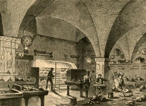 La cucina della Mansion House, 1897 da Unbekannt