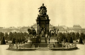 Il Monumento di Maria Teresa, Vienna, Austria da Unbekannt