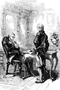 Il Marchese de Lafayette con George Washington, c. 1775-1781 c. 1880