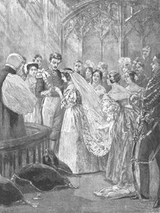 Il matrimonio della regina Vittoria e del principe Alberto a St. James