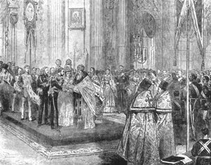 Il Matrimonio del Duca di Edimburgo con la Granduchessa Maria Alexandrovna da Unbekannt