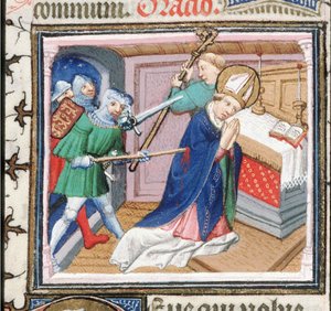 Il martirio di San Tommaso Becket, 1460s da Unbekannt