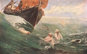 La Roccia delle Sirene, 1894, c1902 da Unbekannt