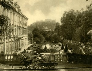 Il Palazzo Mirabell e i giardini, Salisburgo, Austria, c. 1935 da Unbekannt
