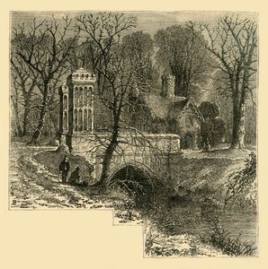 Il fossato, Fulham Palace, c1878 da Unbekannt