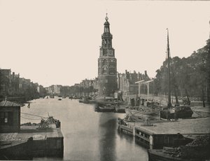 La Montelbaanstoren, Amsterdam, Paesi Bassi, 1895