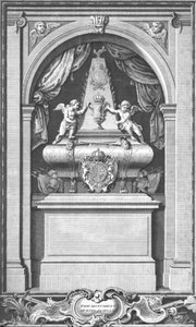 Il monumento di Re Giacomo II. Eretto a...Parigi nell