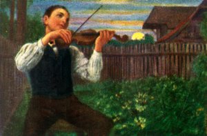 Il violinista al chiaro di luna, c1928
