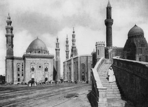 Le Moschee di Sultan Hassan e El Rufai, Il Cairo, Egitto, c1920