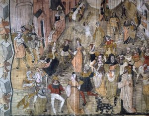 Il mistero della vendetta di Gesù Cristo, (dettaglio), c1630 da Unbekannt