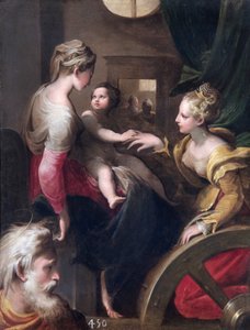 Il matrimonio mistico di Santa Caterina, c1531-c1540 da Unbekannt