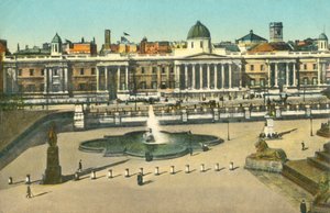 La National Gallery e Trafalgar Square, Londra da Unbekannt