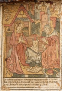 La Natività, in cofanetto da Unbekannt