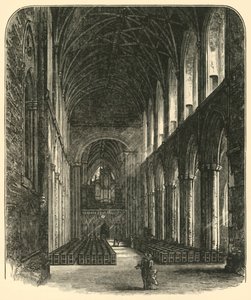 La navata, Nipon Minster, guardando a est, 1898 da Unbekannt