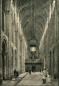 La navata, Cattedrale di Norwich da Unbekannt