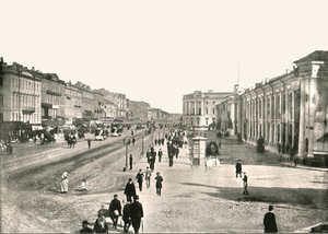 La Prospettiva Nevskij, San Pietroburgo, Russia, 1895