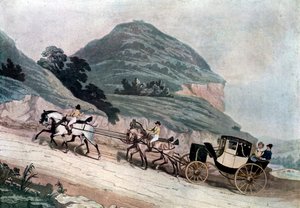 Il nuovo deputato, in viaggio verso la Camera dei Comuni 1835, c. 1920 da Unbekannt