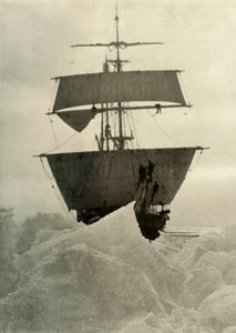 Il Nimrod bloccato nel ghiaccio, 1908, 1909 da Unbekannt