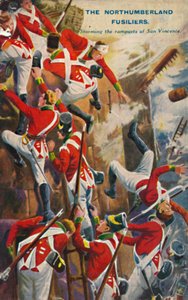 I Fusiliers del Northumberland. Assalto alle mura di San Vincente