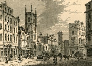 La Vecchia Banca, vista dalla Mansion House, 1897 da Unbekannt