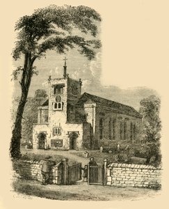 La vecchia cappella, Highgate, 1830, c1876 da Unbekannt