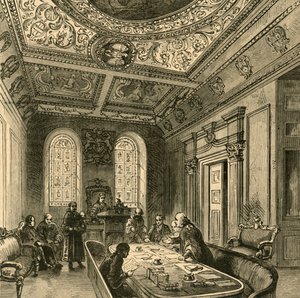 La vecchia corte degli Aldermen, Guildhall, 1897 da Unbekannt