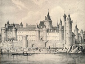 Il vecchio Louvre nel 1670, 1915 da Unbekannt
