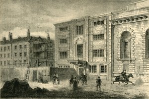 Il vecchio ufficio postale, in Lombard Street, circa 1800, c1872