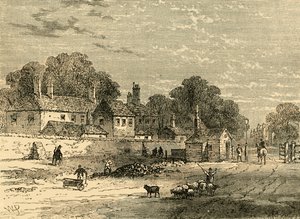 Il vecchio casello di Kensington, nel 1820, c. 1876 da Unbekannt