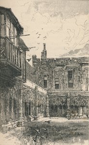 I Chiostri Esterni e la Finestra di Anna Bolena, 1895