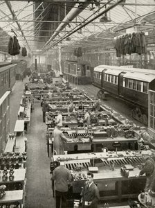 La revisione del materiale rotabile sotterraneo di proprietà del London Passenger Transport, 1935-36 da Unbekannt