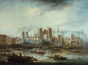 Il Palazzo di Westminster dal Fiume dopo l