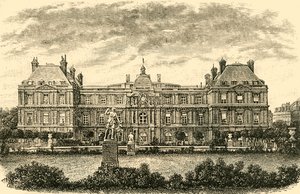 Il Palais De Luxembourg, Parigi da Unbekannt