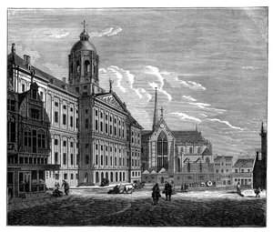 Il Palais Royal, Amsterdam, c1890