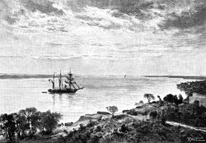 Il fiume Paraná, Sud America, 1895 da Unbekannt