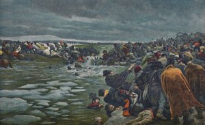Il passaggio della Beresina, novembre 1812, 1896