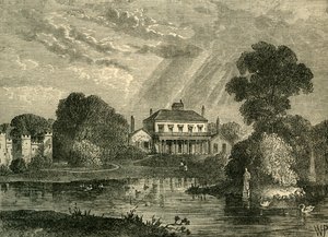 Il Padiglione, Hans Place, nel 1800, c1876