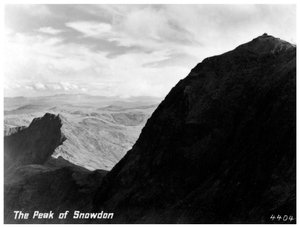 Il picco di Snowdon, Galles da Unbekannt
