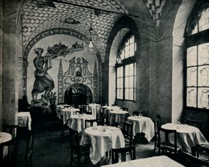 Ristorante Penna DOca, Sala da pranzo principale, c1928 da Unbekannt