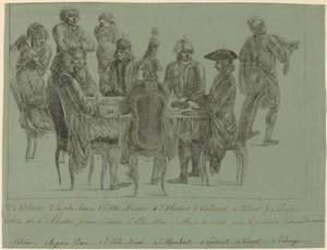 Il pasto dei filosofi, dopo il 1772 da Unbekannt