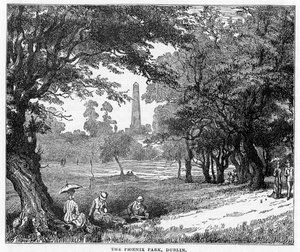 Il Phoenix Park, Dublino, XIX secolo da Unbekannt