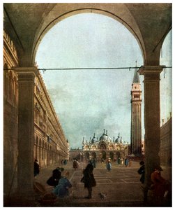 La Piazza, Venezia, c1756
