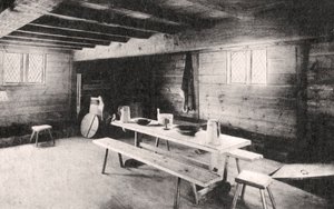 Il primo posto commerciale della colonia di Plymouth, Bourne, Massachusetts, USA, c1900