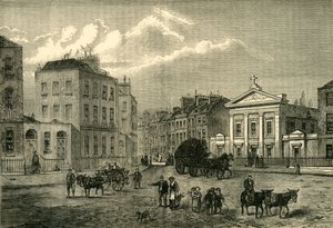 Il Poligono, Somers Town, nel 1850 da Unbekannt