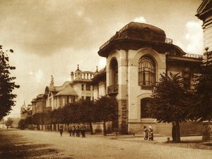 Le case Ponizovsky e Mindovsky in via Povarskaya, Mosca, Russia, 1900s da Unbekannt