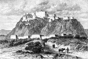 Il palazzo del Potala a Lhasa, Tibet, nel XVII secolo, circa 1890