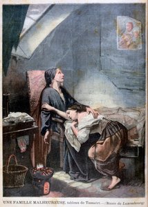 La famiglia indigente, o Il suicidio, 1849, 1897 da Unbekannt