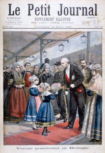 Il Presidente della Repubblica Francese in visita in Bretagna, 1896