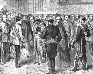 Il Principe di Galles che tiene il suo primo ricevimento, 18 febbraio 1863, 1901